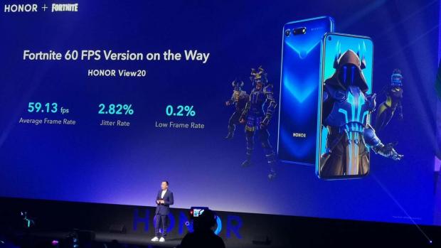 The Honor View 20 suportará 60FPS e Fortnite 60Hz Honra, versão Fortnite 60 FPS a caminho