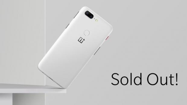 OnePlus 5T Sandstone White é vendido em 2 horas OnePlus 5T Sandstone White é vendido em 2 horas