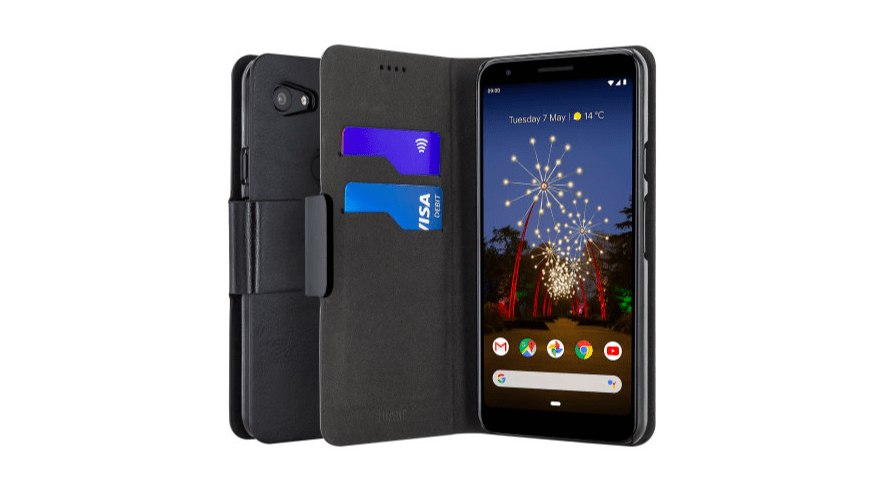 Olixar Leather-Style Google Pixel 3a Wallet Stand Case