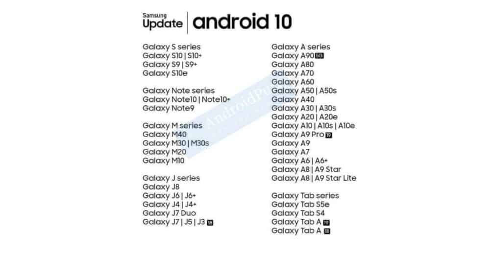 Samsung-android-10-update