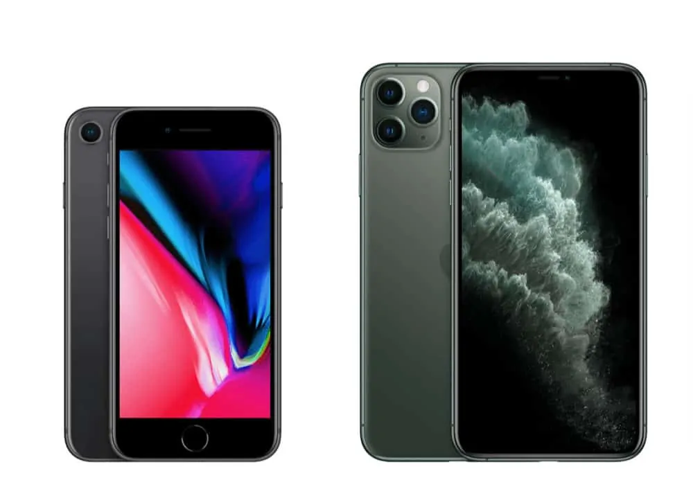 iPhone 11 Pro Max vs iPhone 8 - o iPhone da Apple Face Off! iPhone 8 x iPhone 11 Pro Max