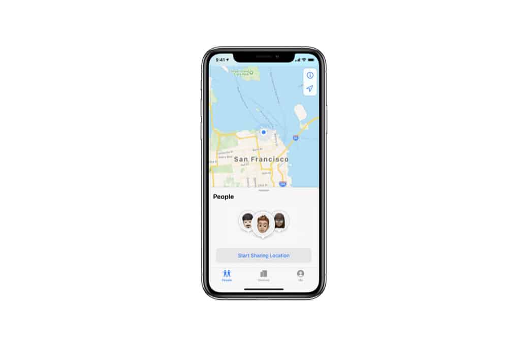 how to share your location with another iphone user