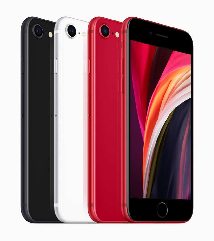 iPhone SE (2nd generation) colors