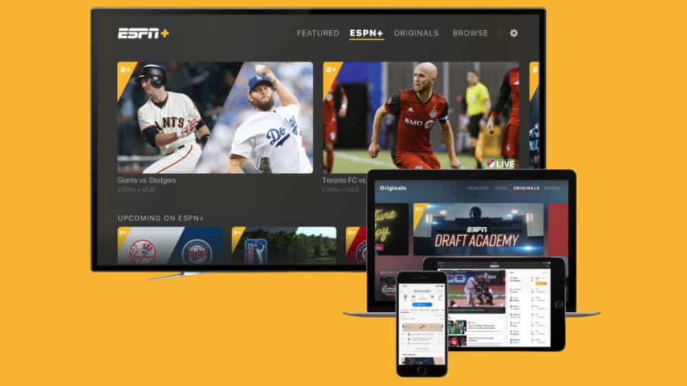 ESPN + é basicamente Netflix For Sports Nuts ... ESPN +
