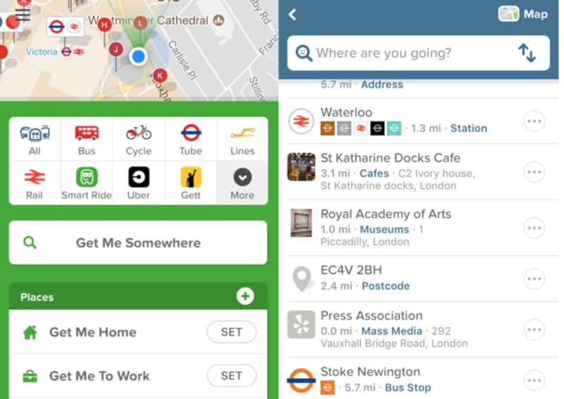 Citymapper er bedre enn Google Maps for byfolk hvordan citymapper fungerer