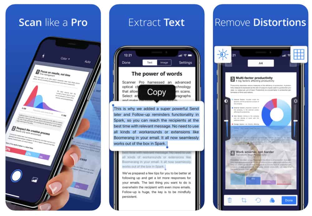 Os 10 melhores aplicativos para iPhone para empresas em 2020 (atualizado) Scanner Pro