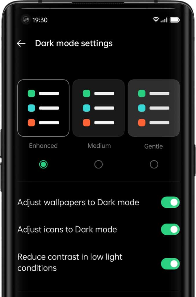 Customizable Dark Mode