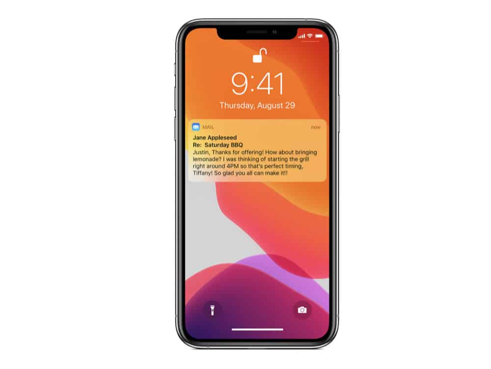 how to set default mail on iphone