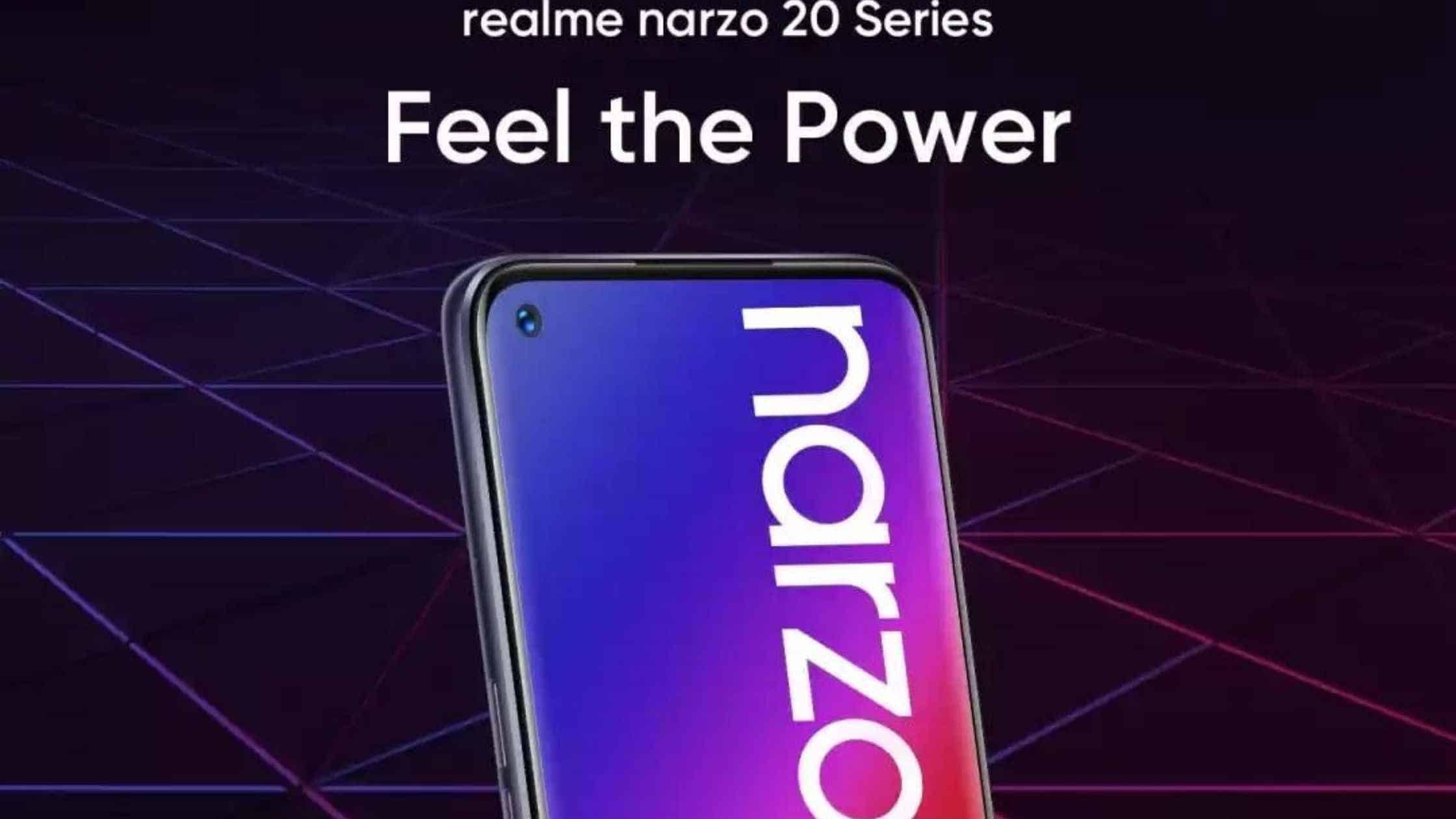 Realme Narzo 20 Series é oficial: especificações 100% confirmadas recurso narzo