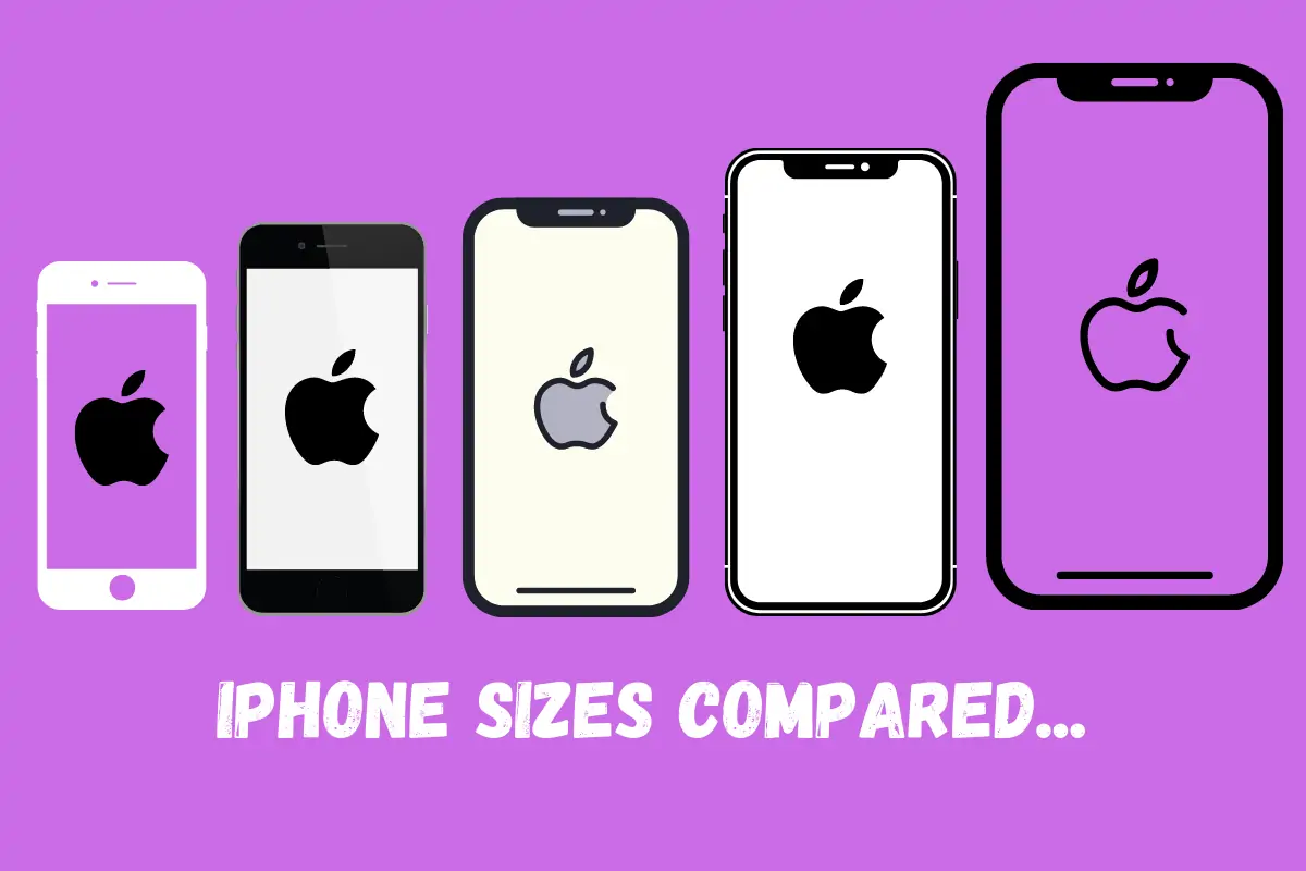 Iphone Size Comparison Chart Ranking Them All By Size