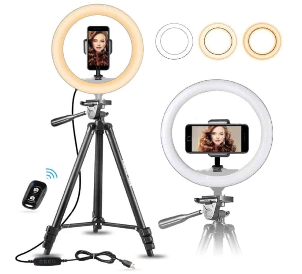 This Cheap Lighting Ring is Perfect For Twitch / YouTube Vlogging UBeesize-Selfie-Ring-Light-Setup