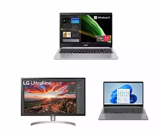 Big Name Laptops & Monitors