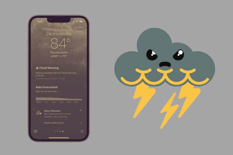 How to Enable Severe Weather Notifications In iPhone Weather App