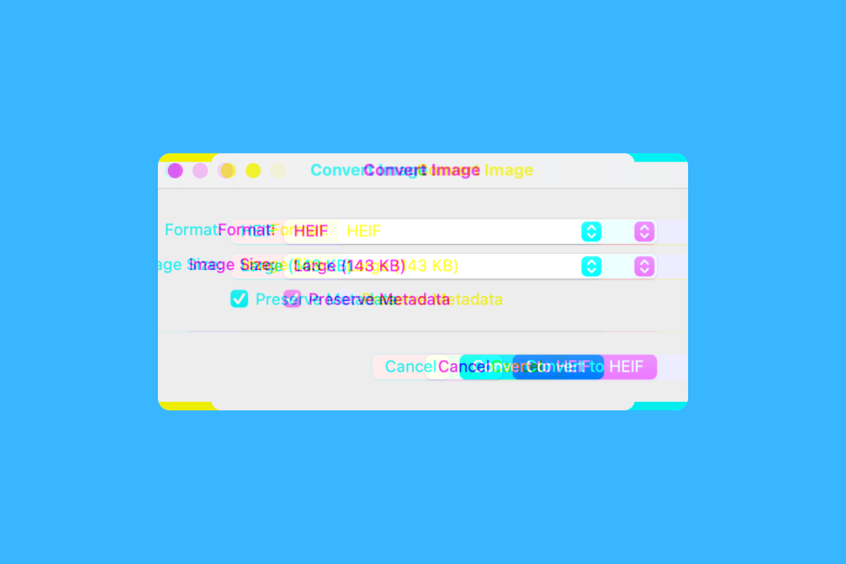 Como converter rapidamente imagens para JPEG, PNG ou HEIF no macOS Como converter rapidamente imagens para JPEG, PNG ou HEIF no macOS