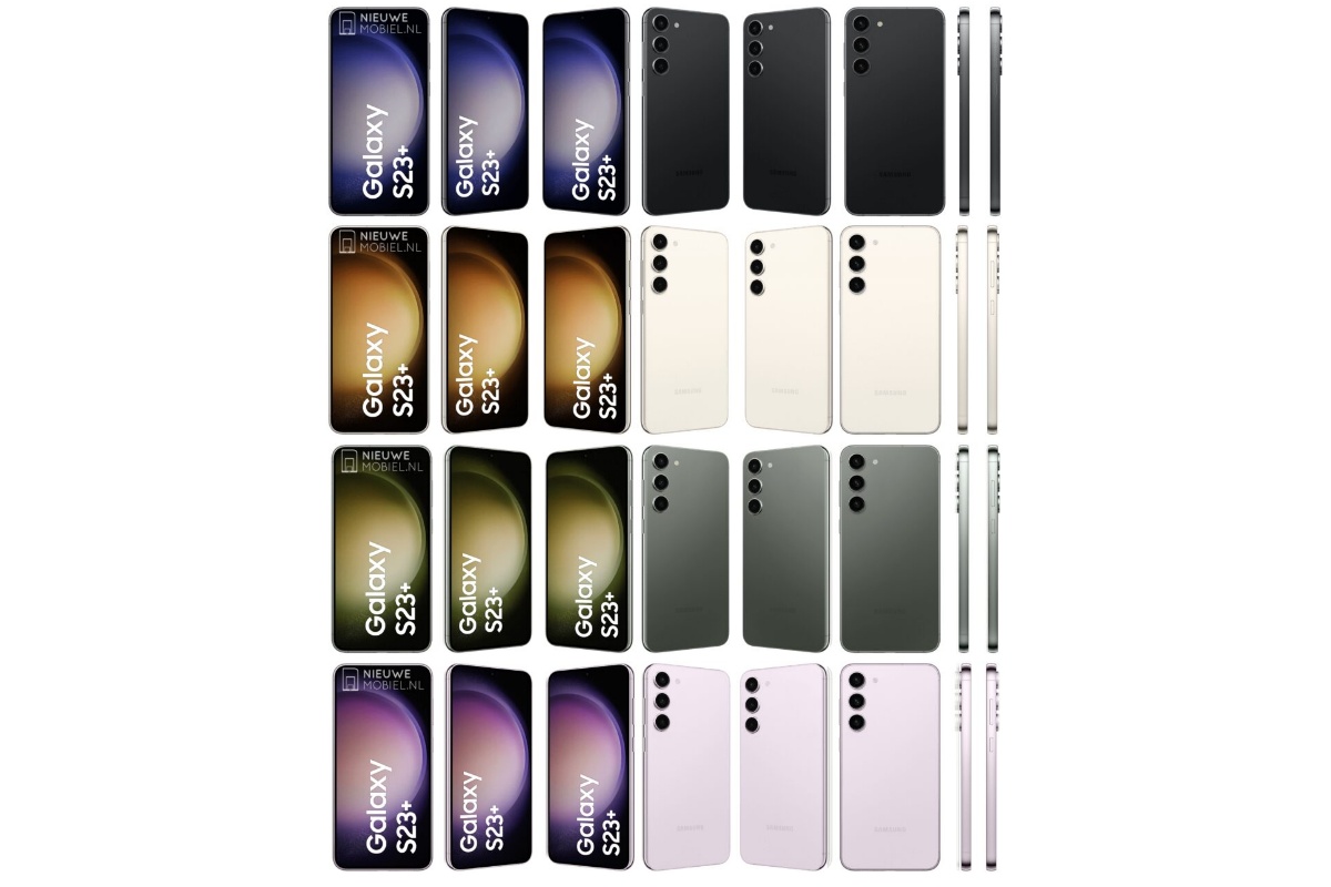 Enorme vazamento da série Samsung Galaxy S23 revela mudança mínima no design! Samsung Galaxy S23 Plus vaza 2