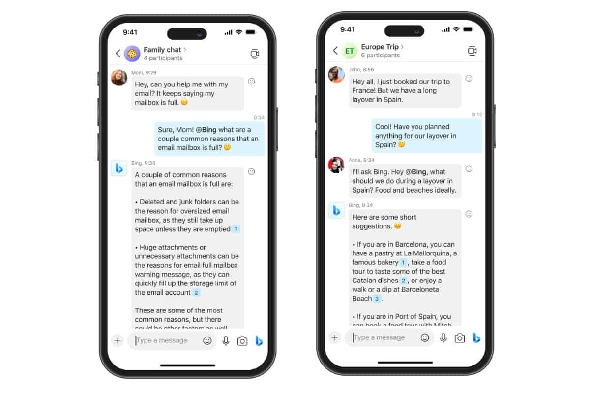 Microsoft traz seu Bing AI Chat para dispositivos móveis via Bing App, Edge Browser e Skype! Microsoft traz seu Bing AI Chat para dispositivos móveis via Bing App, Edge Browser e Skype!