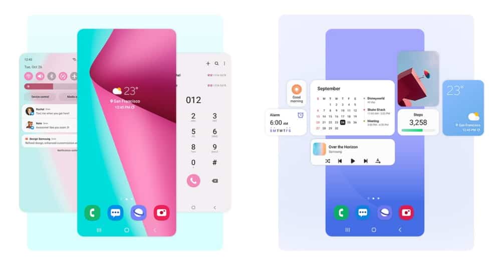 One UI 4: o que há de novo na interface Android 12 da Samsung? Uma interface do usuário 4 paletas de cores