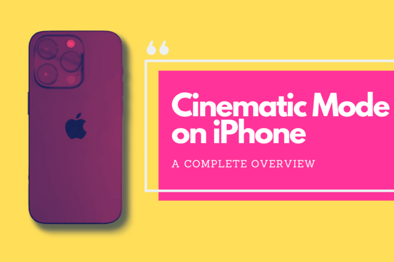 Cinematic Mode on iPhone