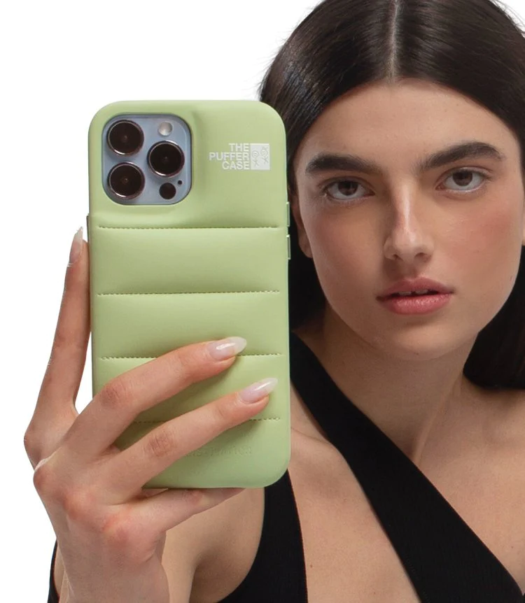 Puffer Phone Cases Are TRENDING HARD -- Here's Why... the-puffer-case-matcha-461888