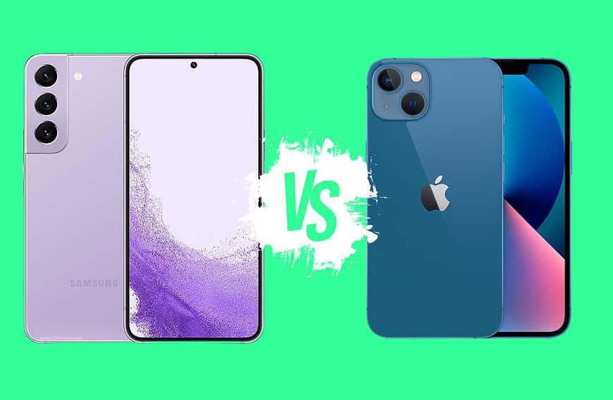 samsung galaxy s22 vs iphone 13