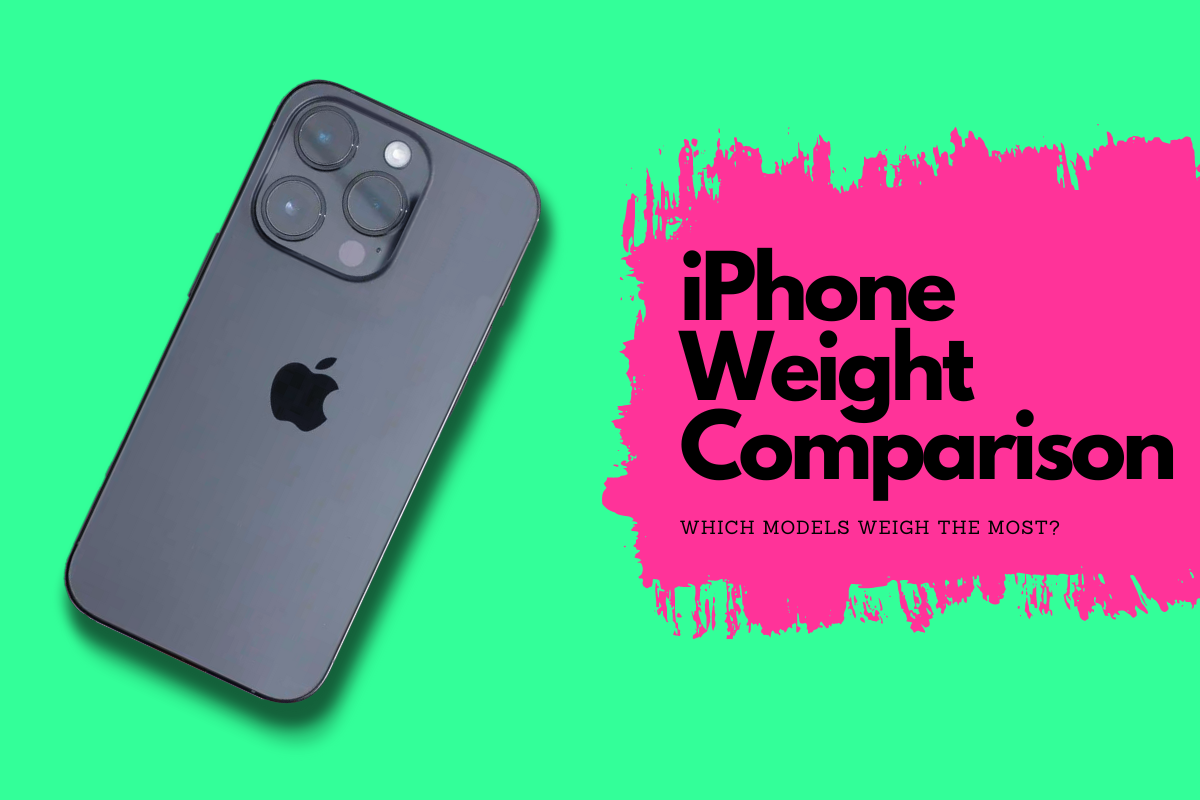 iphone weight comparison