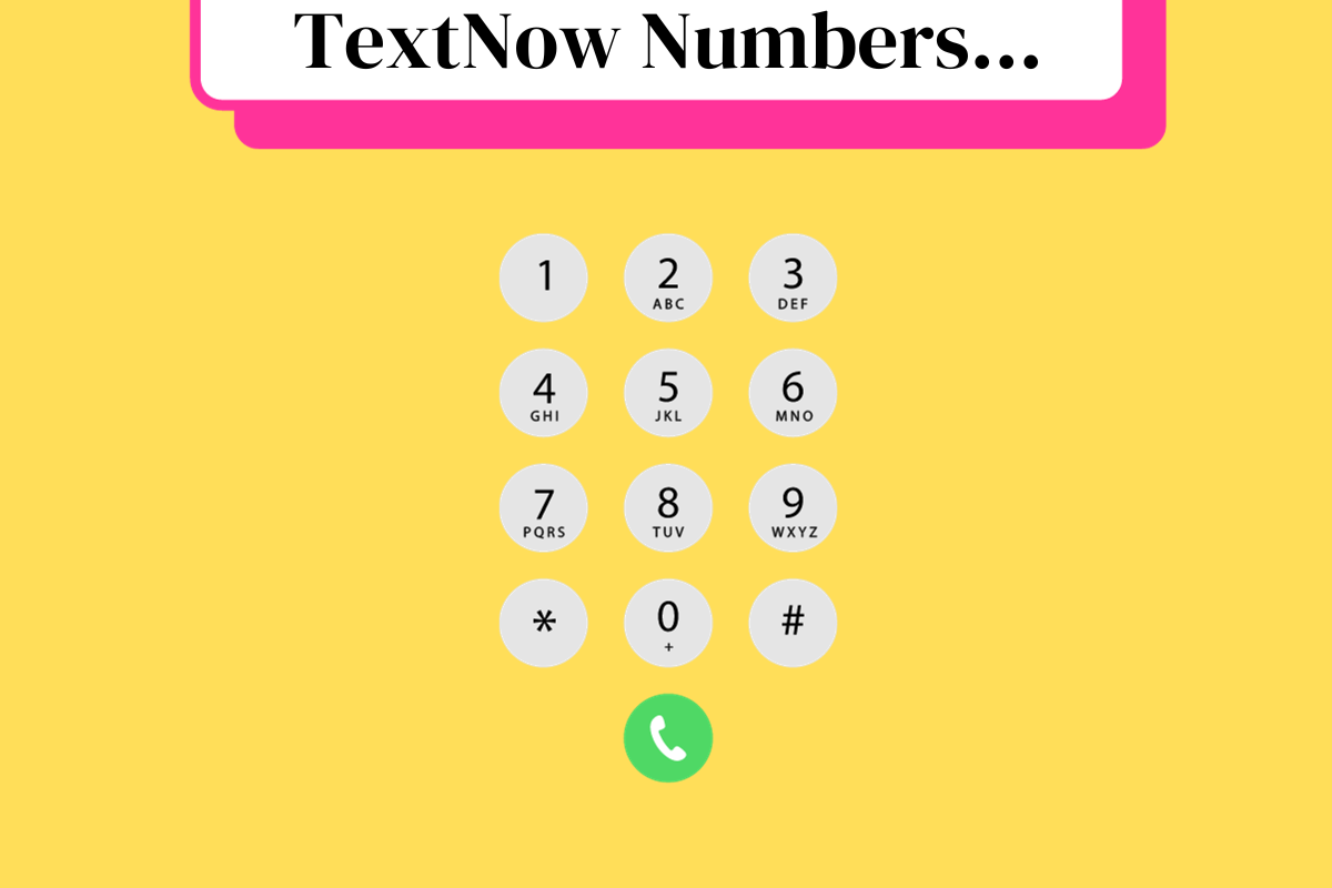 TextNow Numbers...