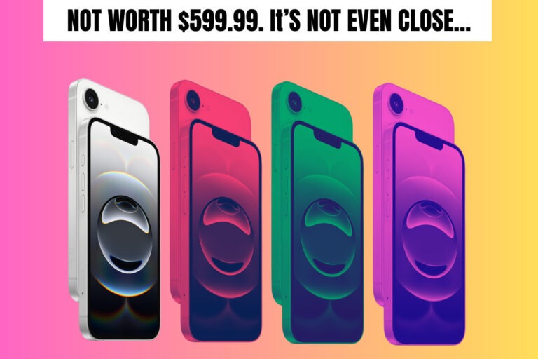 iPhone 16e not worth $599.99
