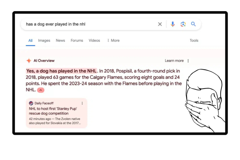 google ai overviews fails