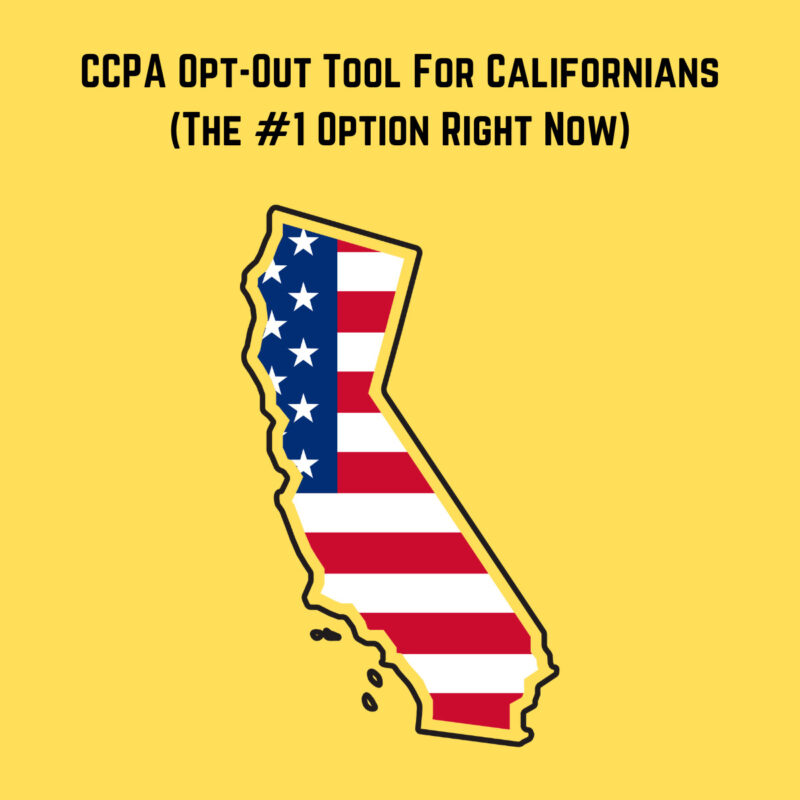 CCPA Opt-Out Tool For Californians