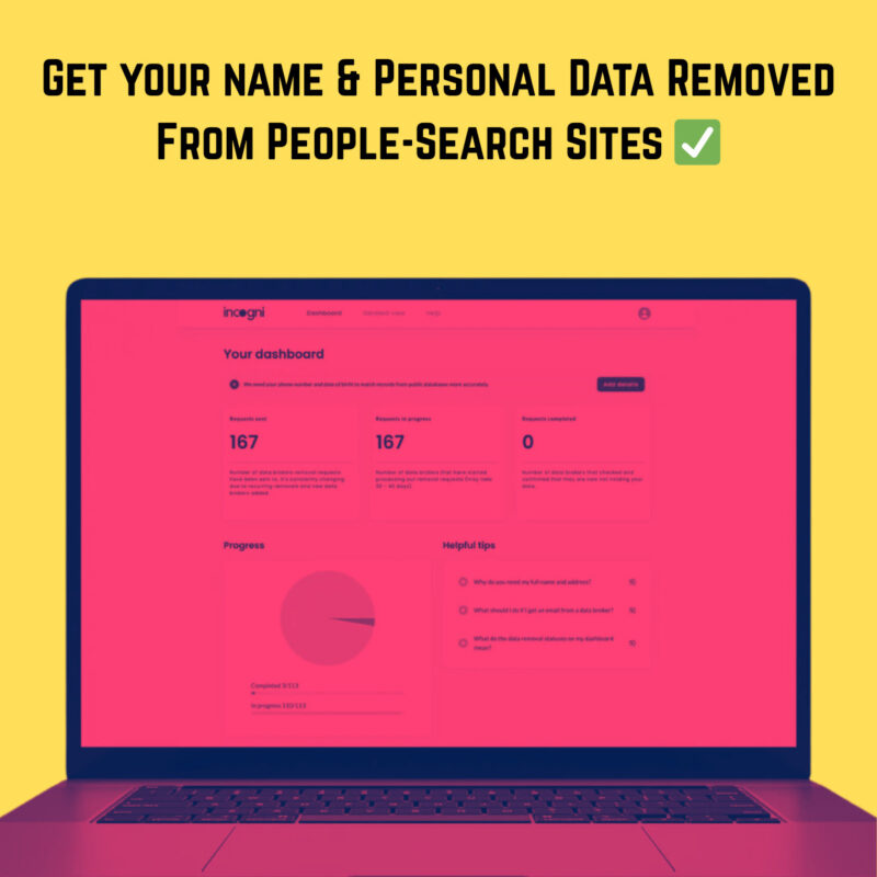 Get your name & Personal Data Removed From People-Search Sites ✅