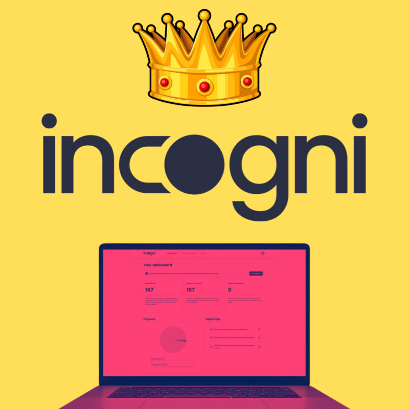 incognito is the best data removal tool right now