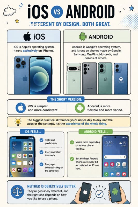 ios vs android which is best for refurbished phones when it comes to updates