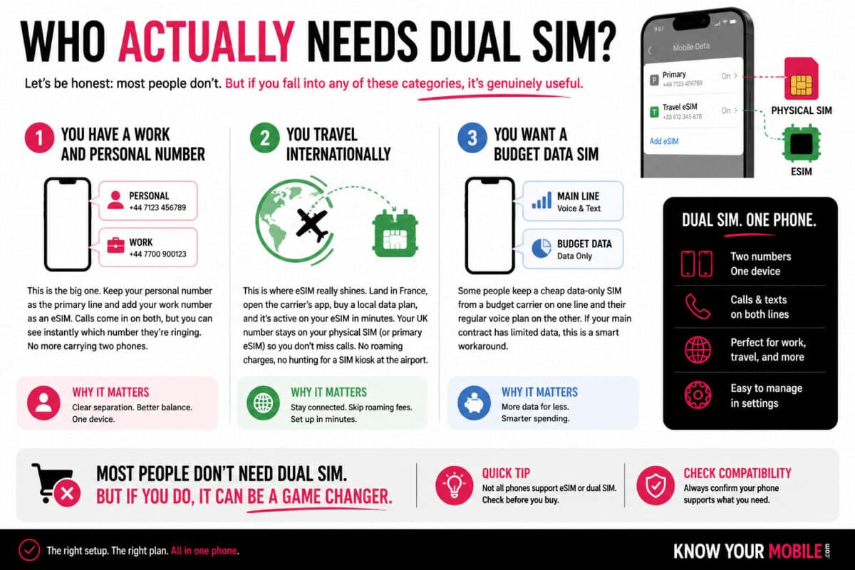 do you need an esim iphone checklist